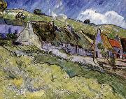 Vincent Van Gogh Old Farmhouses Sweden oil painting artist